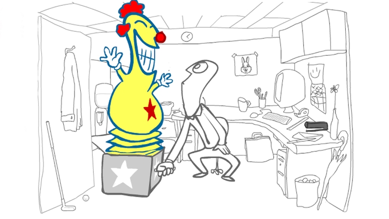Whack Your Boss được thiết kế khá đơn giản