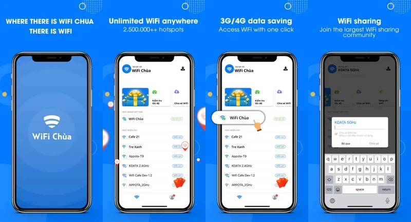 Cách sử dụng ứng dụng dò mật khẩu WiFi Chùa