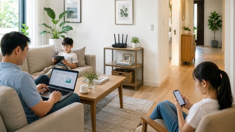Router quá tải vì có quá nhiều thiết bị kết nối