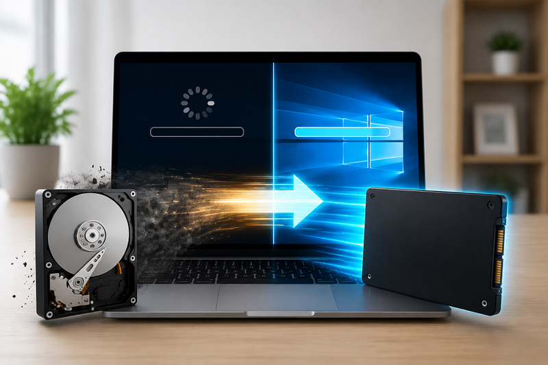 Vì sao nên chuyển Win sang ổ SSD?