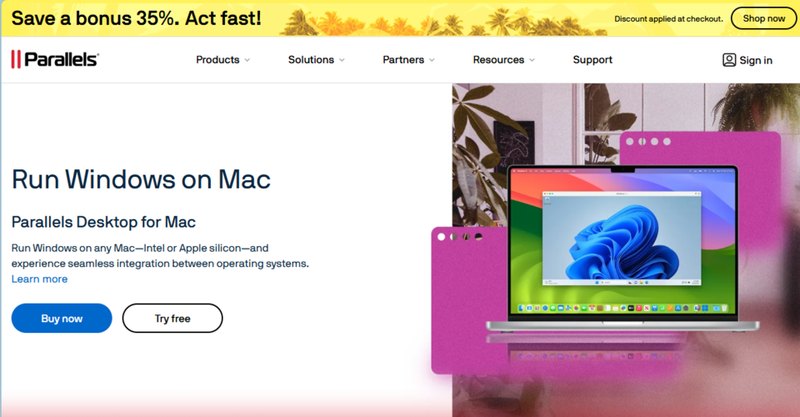 Cách chạy Windows trên macOS Catalina bằng Parallels
