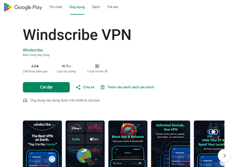 huong dan tai windscribe vpn