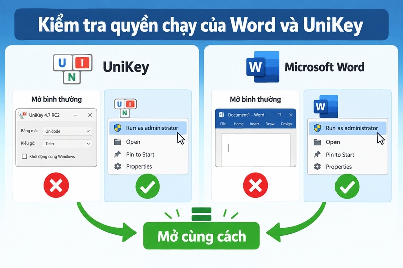 Word không gõ được tiếng Việt ảnh 7