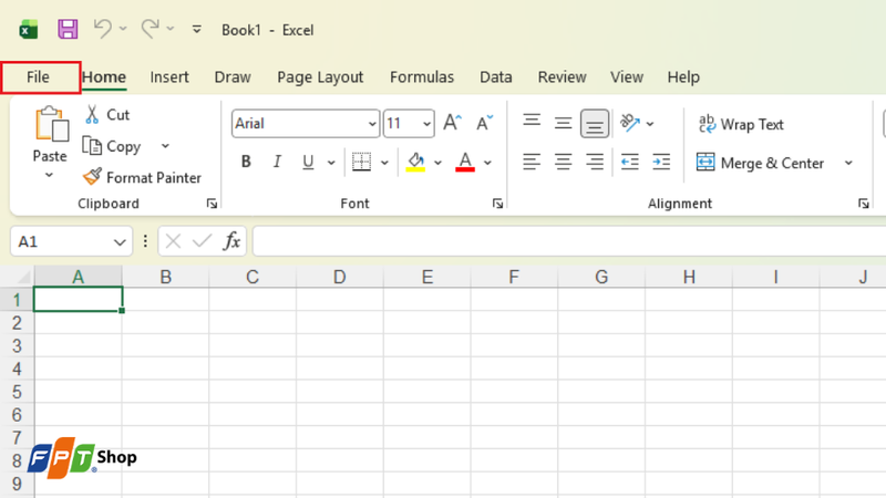 Cách tạo thêm một Workbook 1