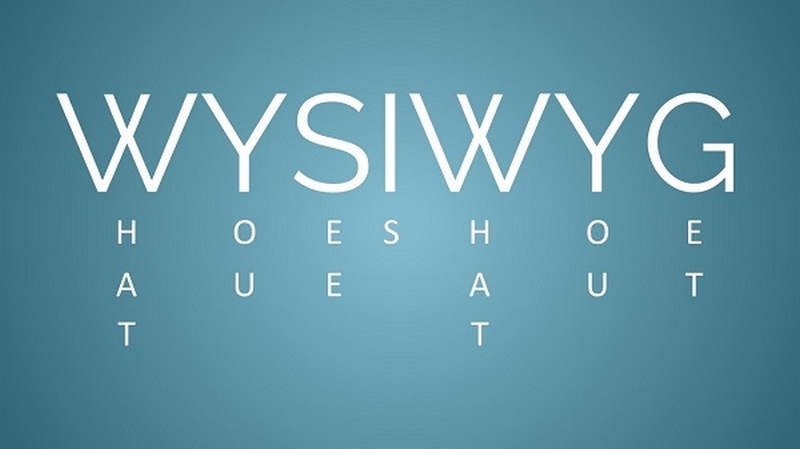 WYSIWYG là gì ảnh 1