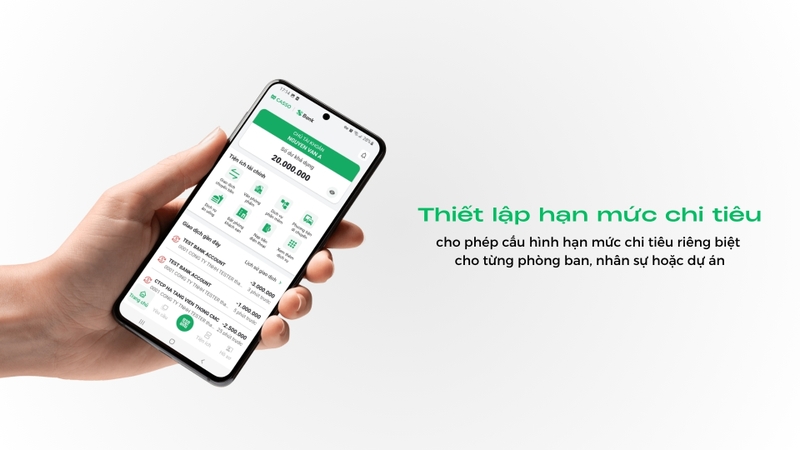 Thiết lập hạn mức chi tiêu