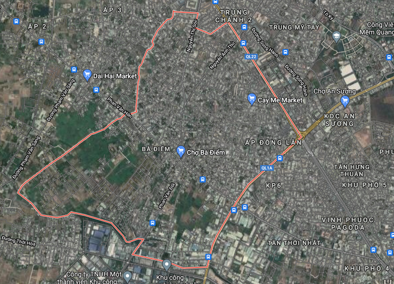 Xã Bà Điểm của TP.HCM sáp nhập thành xã nào?