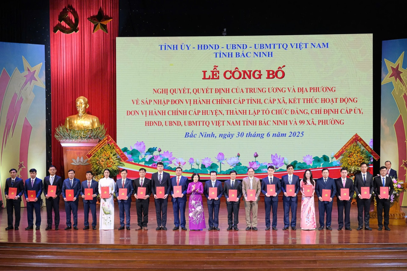 Quyết định thành lập 99 xã, phường mới của Bắc Ninh