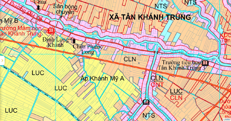 Xã Tân Khánh Trung sáp nhập thành xã nào?