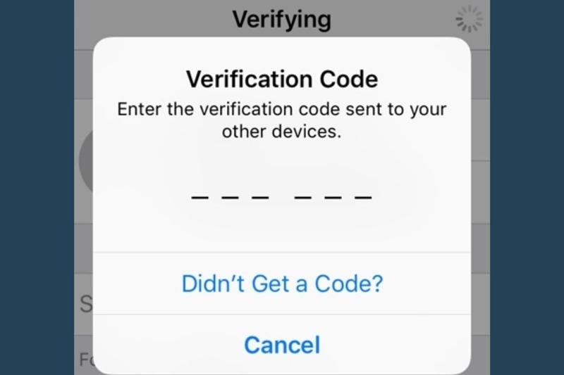 Không nhận được mã xác minh