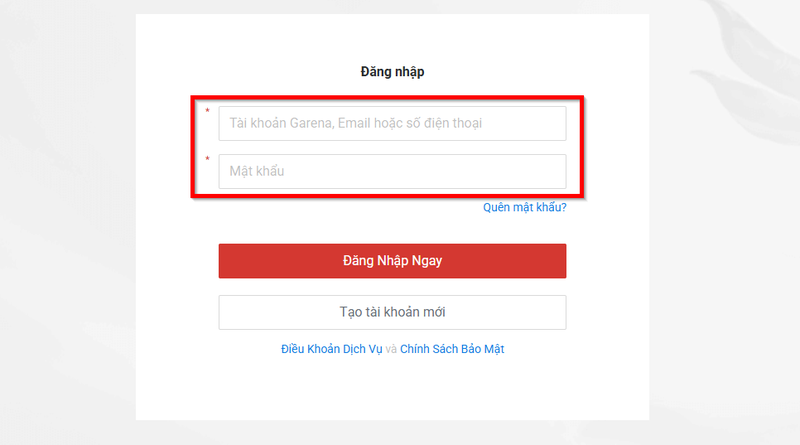 Cách xác thực CCCD cho tài khoản Garena ảnh 1