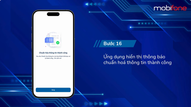 Chuẩn hóa thông tin thành công