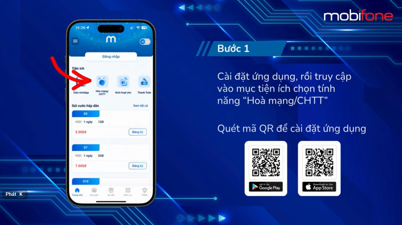 Tải và cài đặt ứng dụng My MobiFone