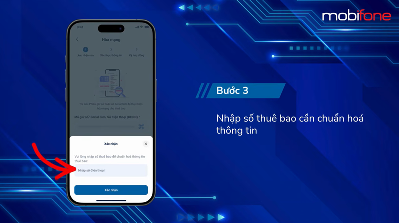 Nhập số thuê bao
