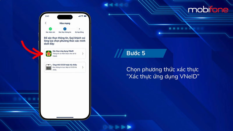 Xác thực qua ứng dụng VNeID