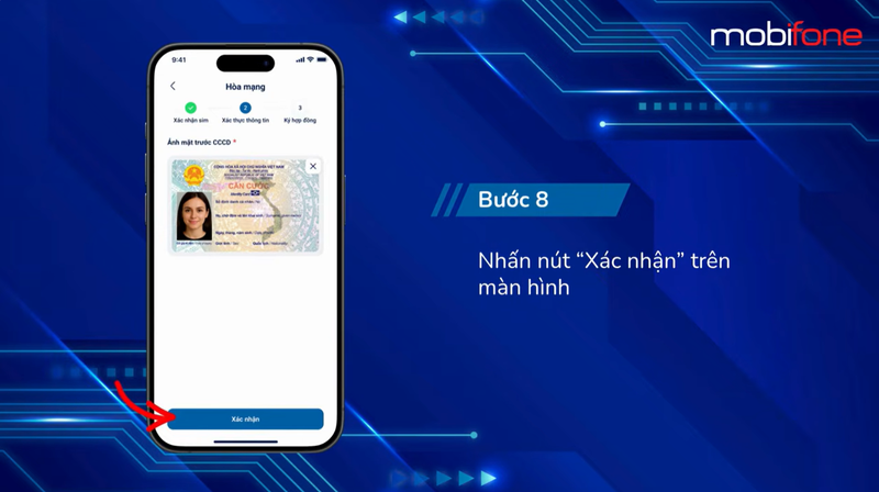 Xác nhận đã chụp CCCD