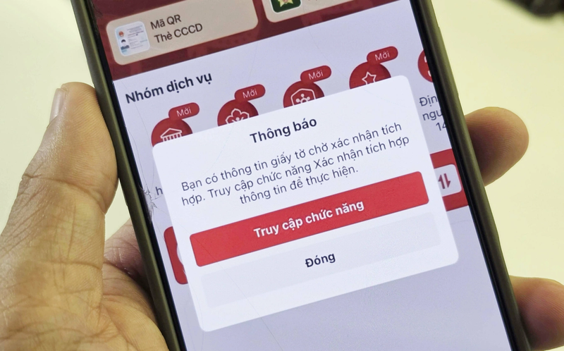 Truy cập chức năng