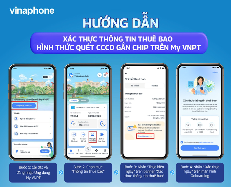 Xác thực bằng CCCD gắn chip 1