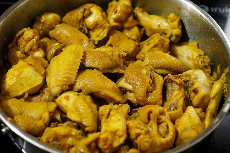 Cách làm xáo gà Thanh Chương - 03