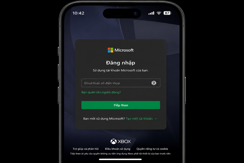 Cách chơi game Xbox trên điện thoại bằng Xbox Cloud Gaming