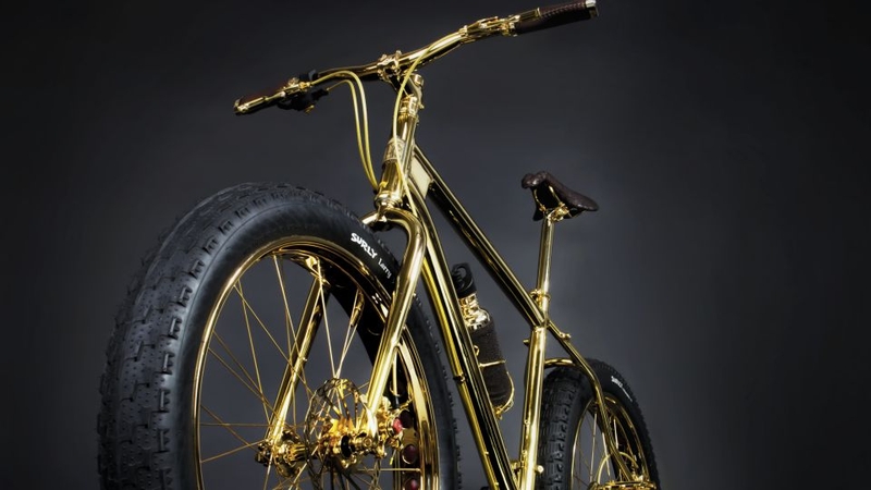 24K Gold Extreme Mountain Bike