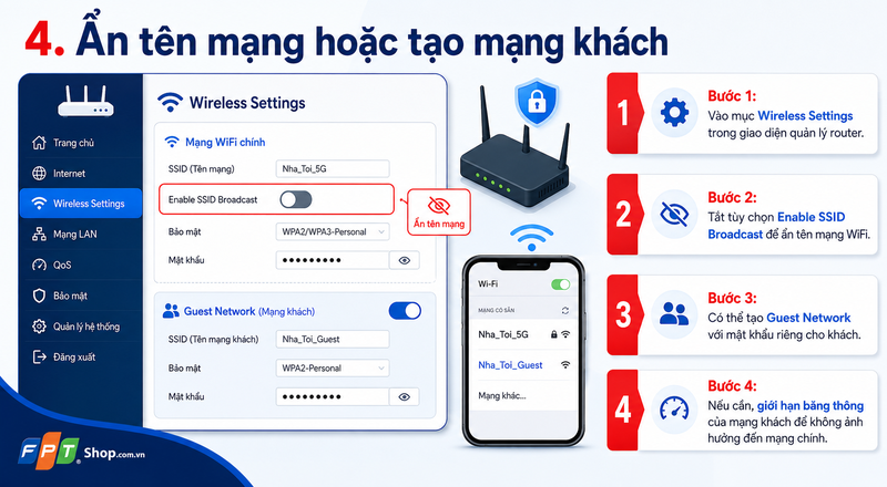kiểm tra ai đang dùng ké WiFi 4