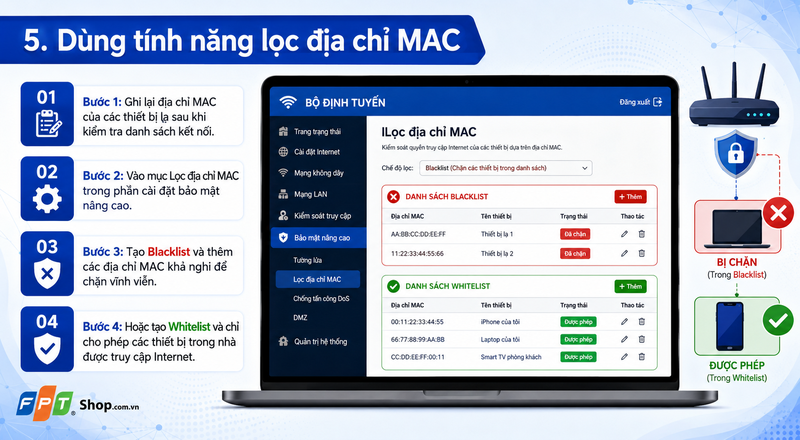 kiểm tra ai đang dùng ké WiFi 5