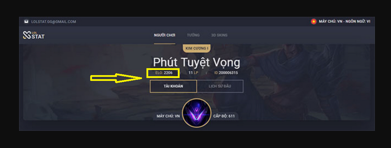 Quan sát chỉ số hiển thị trên giao diện
