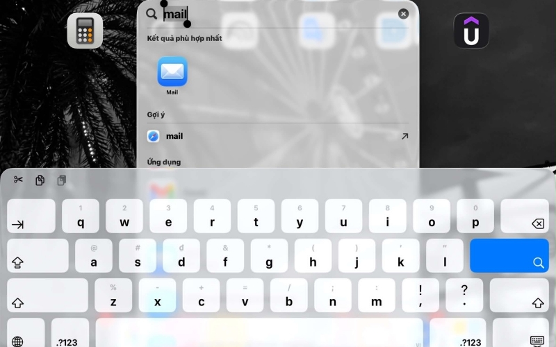 Mở ứng dụng Mail trên iPad