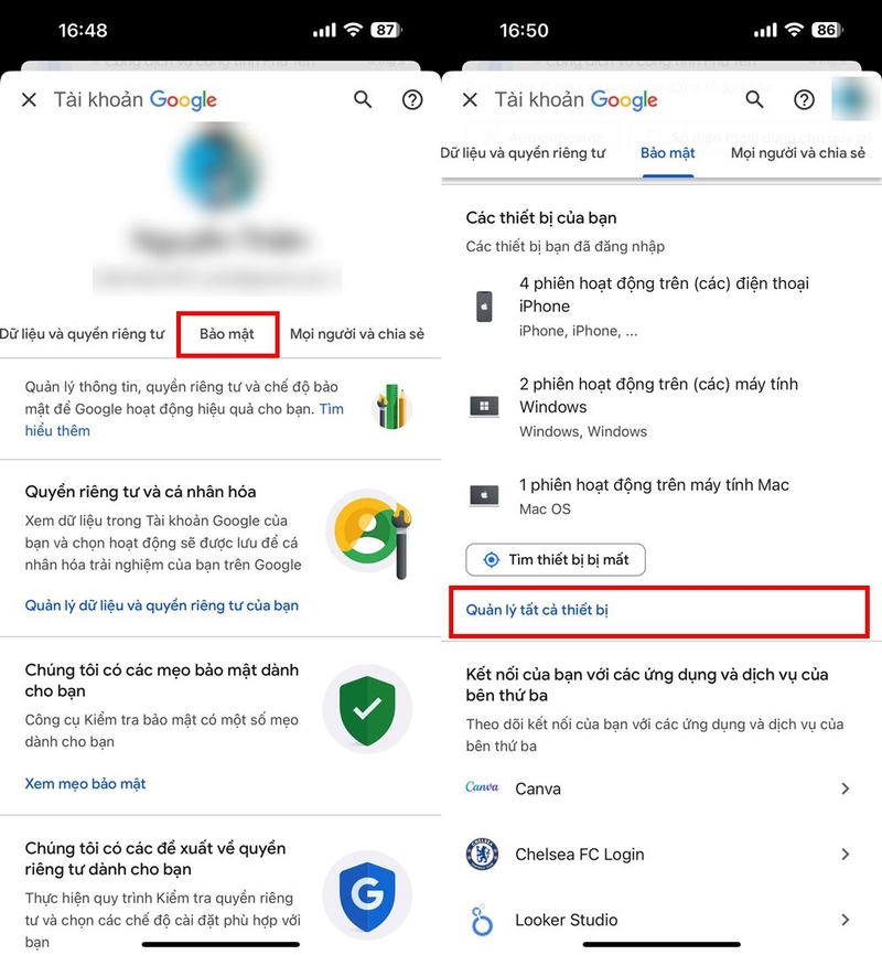 Cách xem lịch sử đăng nhập Gmail cực đơn giản trên điện thoại ảnh 2