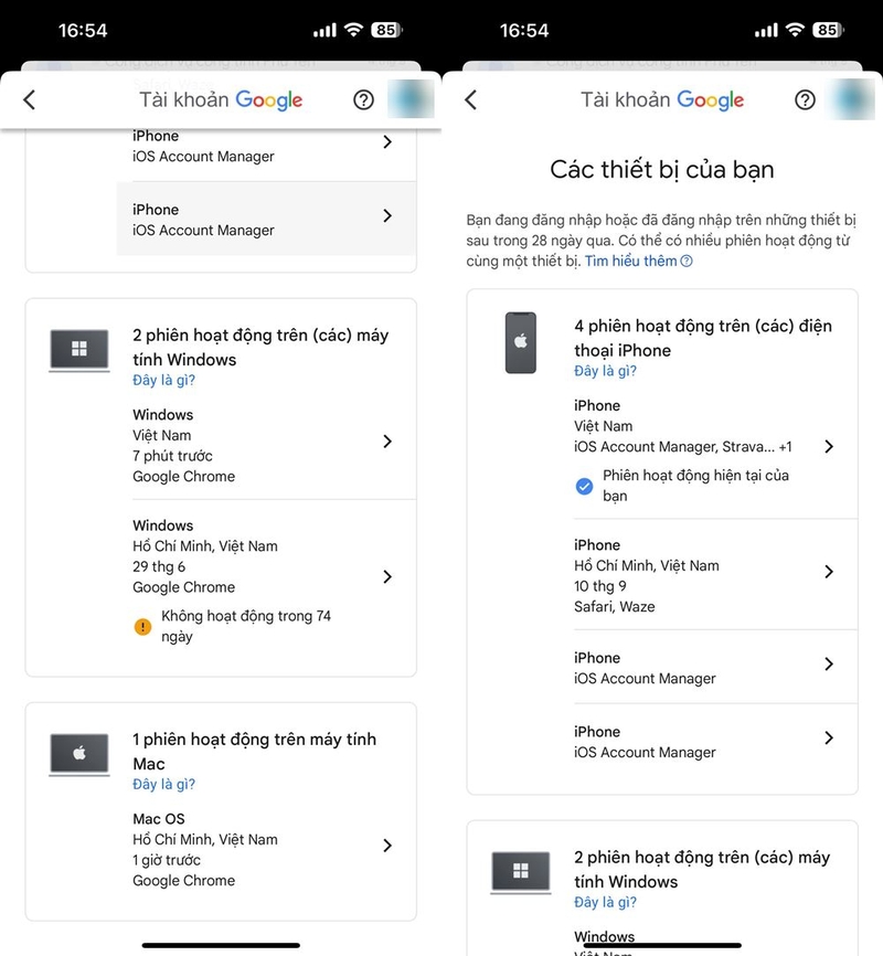 Cách xem lịch sử đăng nhập Gmail cực đơn giản trên điện thoại ảnh 3