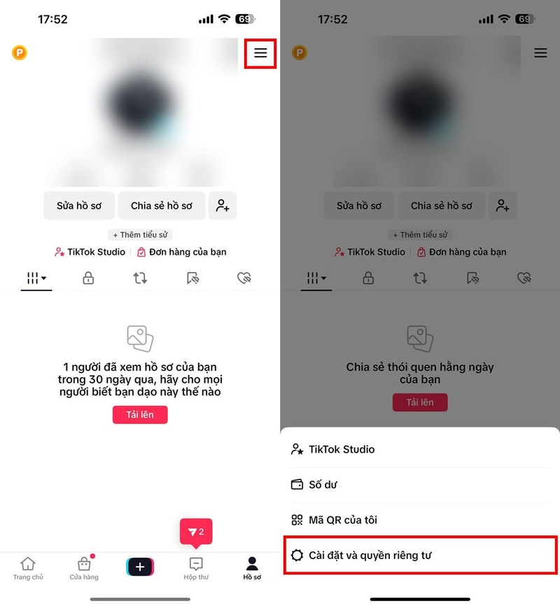 Cách xem lịch sử đăng nhập trên TikTok ành 1