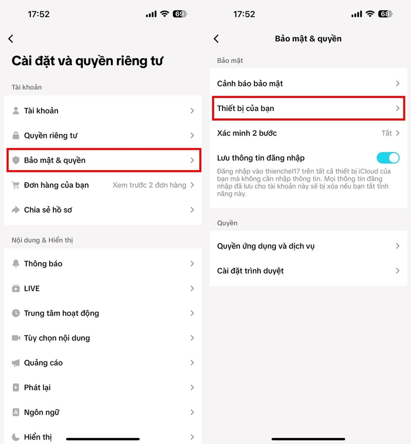 Cách xem lịch sử đăng nhập trên TikTok ảnh 2