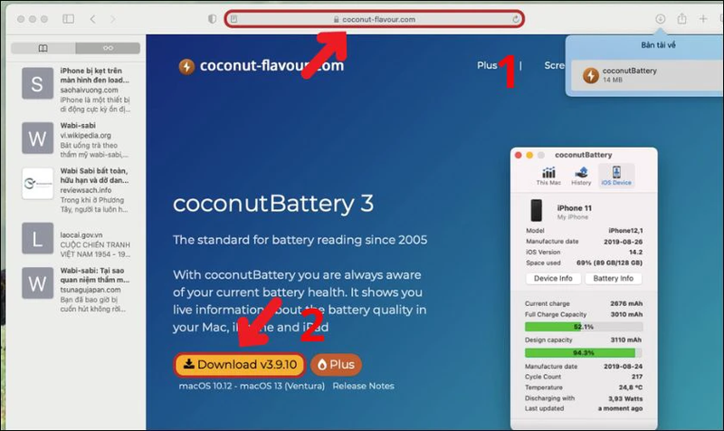xem phần trăm pin iPad hình 2