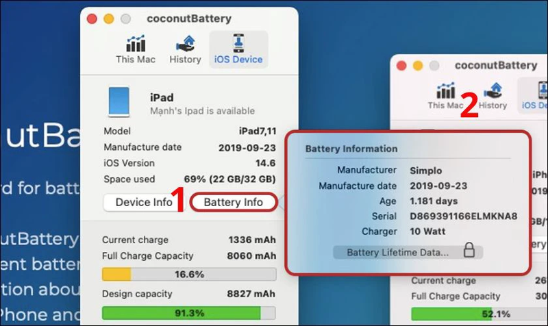 xem phần trăm pin iPad hình 4