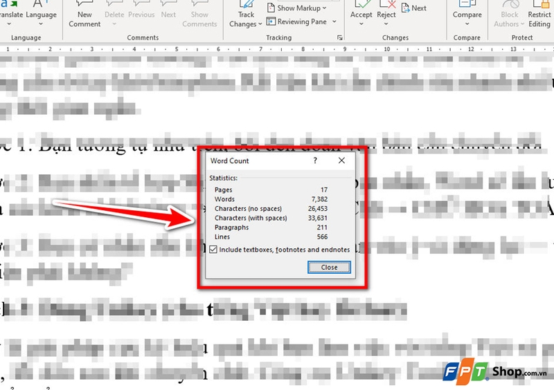 Xem nhanh số trang trong Word - 07