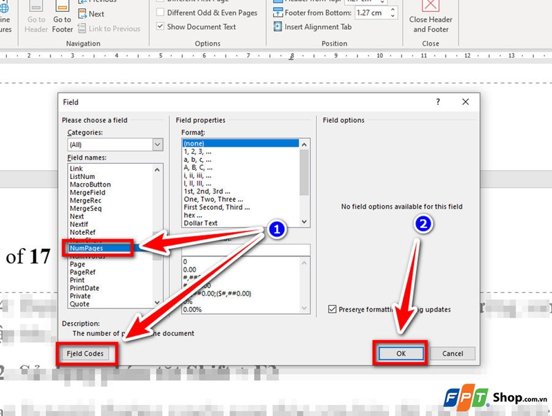 Xem nhanh số trang trong Word - 10