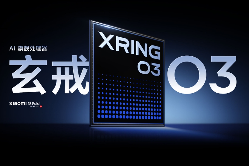 Xiaomi 18 Fold trang bị chip XRING O3 do Xiaomi phát triển.