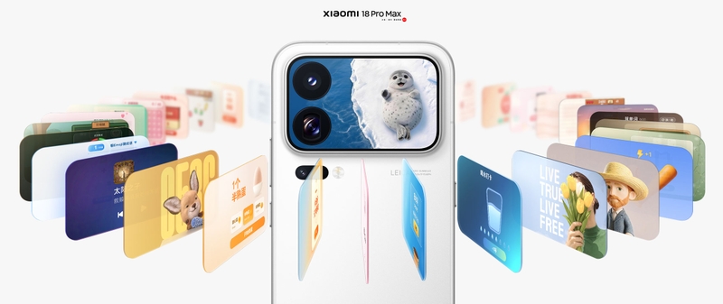 Màn hình phụ trên Xiaomi 18 Pro Max hỗ trợ hơn 100 thẻ ứng dụng, bao gồm mini game và thẻ tùy chỉnh được tạo bằng AI.