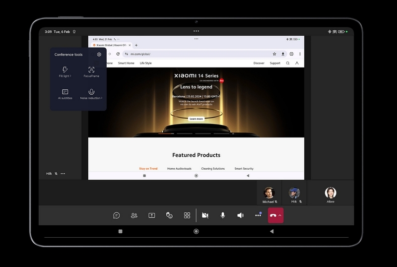 Bộ công cụ hội nghị AI Xiaomi Pad 6S Pro