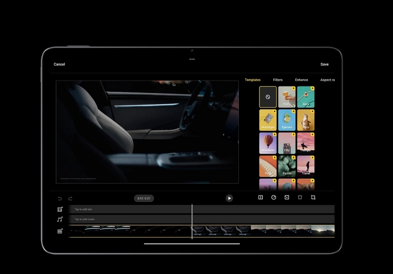 Chỉnh sửa video Xiaomi Pad 6S Pro