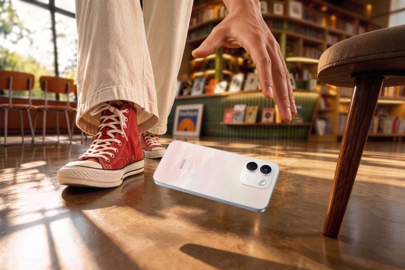 REDMI Note 17 Pro Max 5G và REDMI Note 17 Pro 5G tăng cường độ bền với khả năng chịu rơi từ độ cao 3 m.