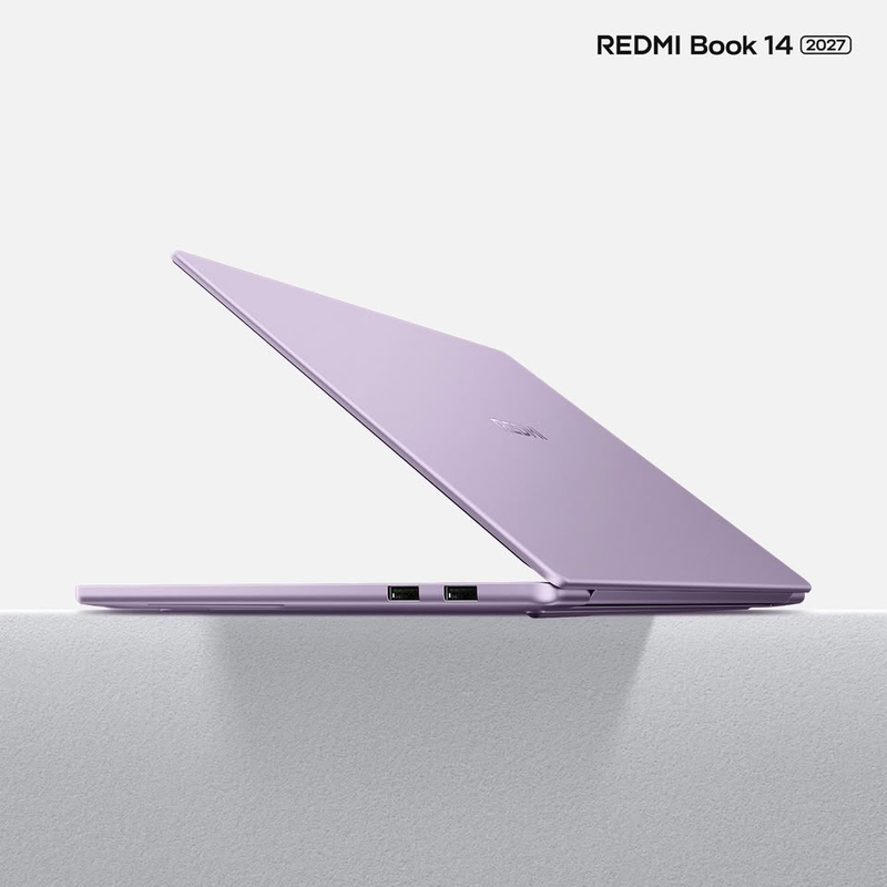 REDMI Book 14 2027 duy trì các cổng kết nối thông dụng, thuận tiện khi sử dụng thiết bị ngoại vi.