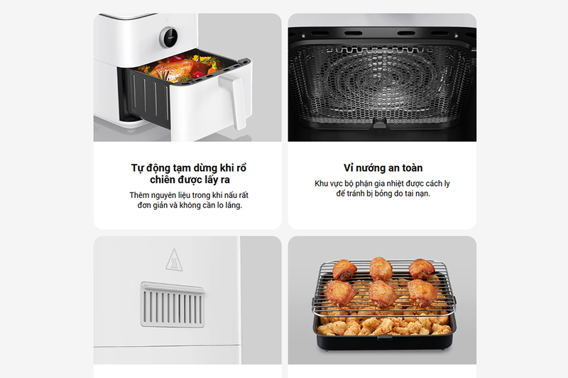 Nồi chiên không dầu Xiaomi Smart Air Fryer 6.5 lít (hình 11)
