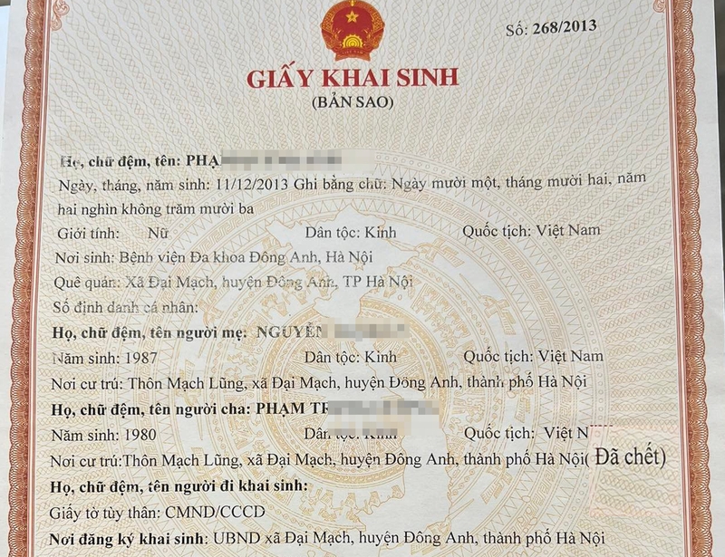 Xin cấp bản sao giấy khai sinh online (ảnh 8)