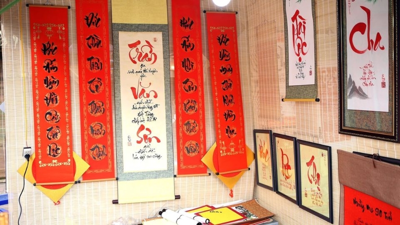 xin chữ đầu năm 5