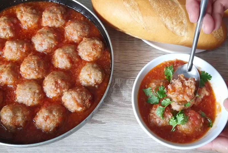 Cách bảo quản xíu mại sốt cà chua
