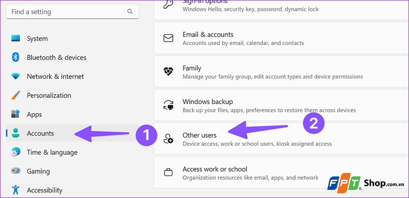 Xóa account trên Win 11 - 08