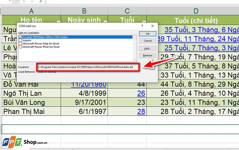 Cách xóa Add-in trong Excel - 09