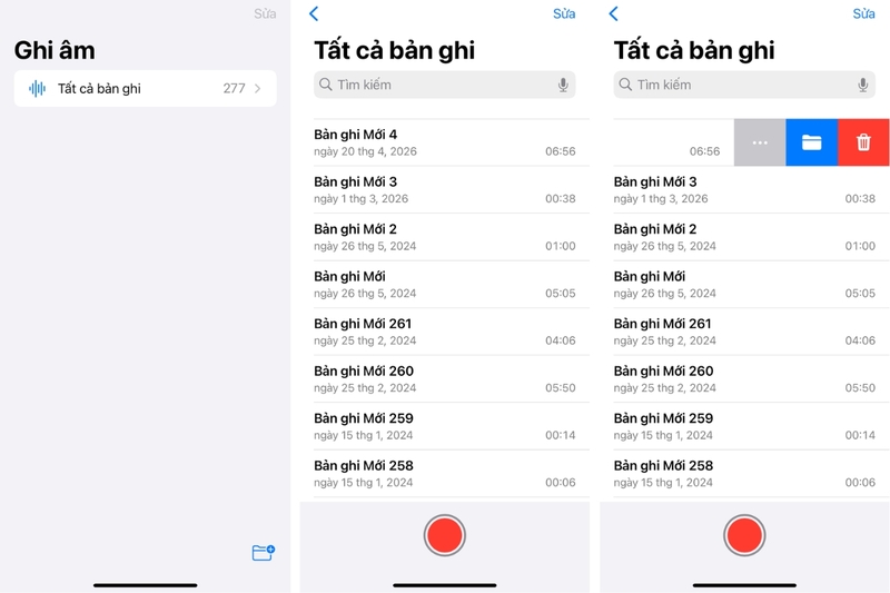xóa bản ghi âm trên iPhone hình 4
